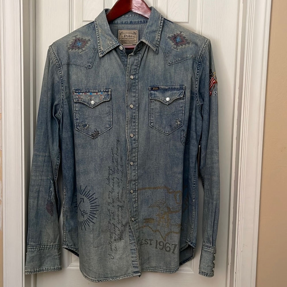 Polo by Ralph Lauren special edition denim shirt 🔥🔥